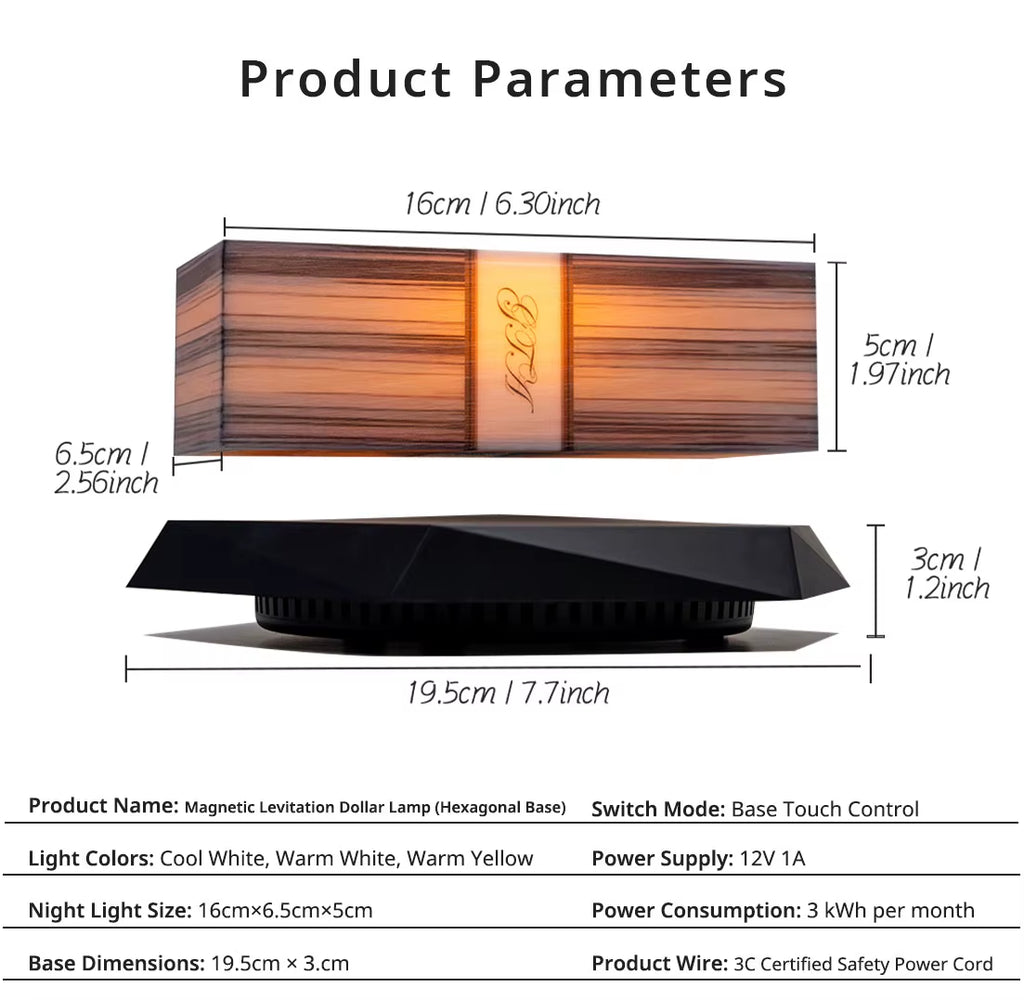 Modern Art Game Magnetic Levitation US Dollar Gangster Grand Theft Auto Vice City Magnetic Levitation Night Light Decoration