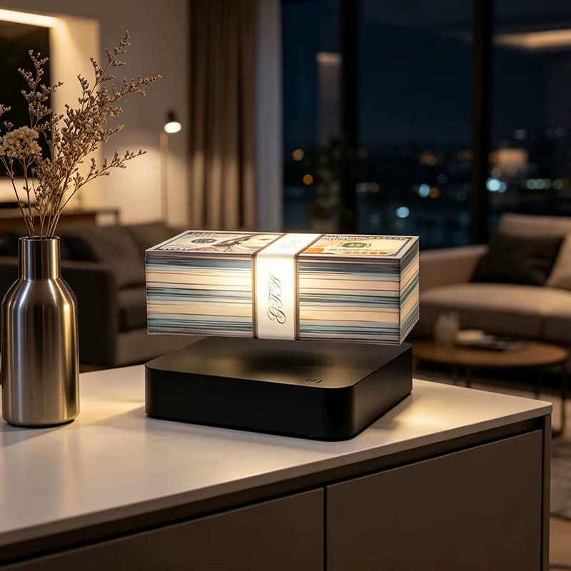 Modern Art Game Magnetic Levitation US Dollar Gangster Grand Theft Auto Vice City Magnetic Levitation Night Light Decoration